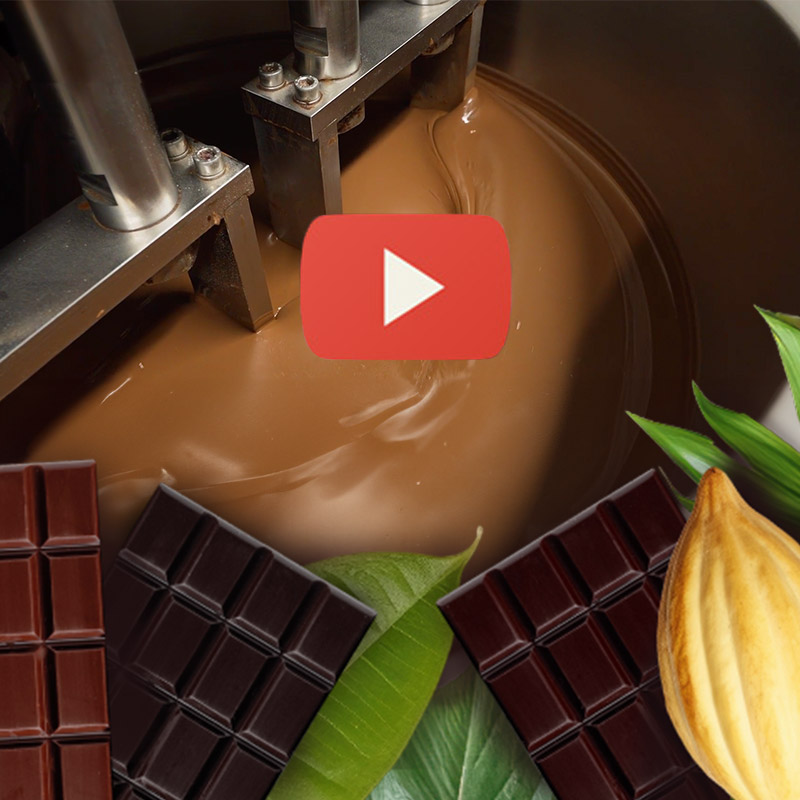 Notre chocolat noir entièrement vert en vidéo