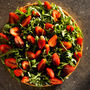 Tarte roquette à la fraise 