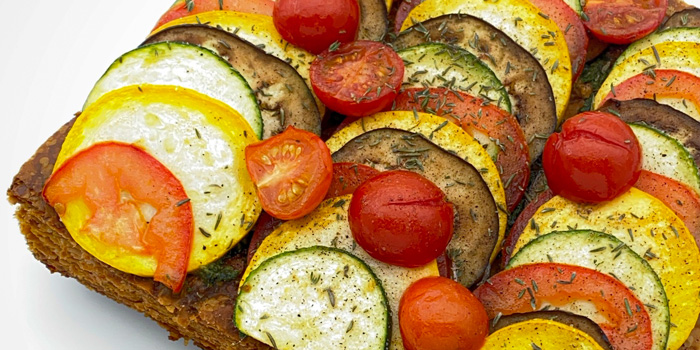 Tarte tatin de tian de légumes Tarte tatin de tian de légumes