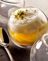 Verrine Pistache Ananas au Poivre Verrine Pistache Ananas au Poivre